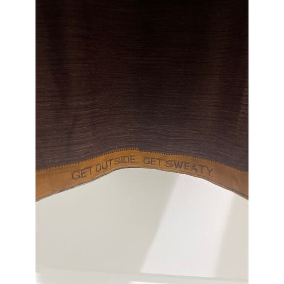 Lululemon Men Dark Adobe Brown Gold Ombre Metal Vent Tech LS Long Sleeve Shirt M - Picture 4 of 7